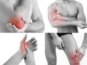 dolore alle articolazioni delle braccia e delle gambe